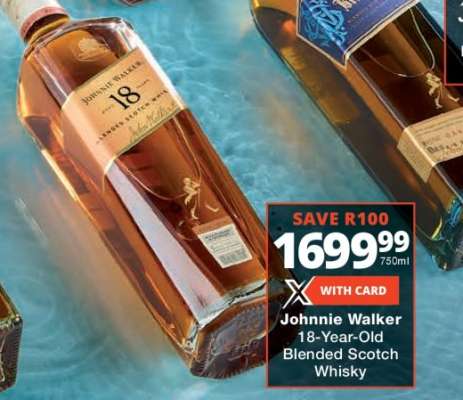 Johnnie Walker 18 Year Old Blended Scotch Whisky