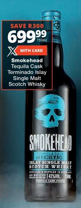 Smokehead Tequila Cask Terminado Islay Single Malt Scotch Whisky