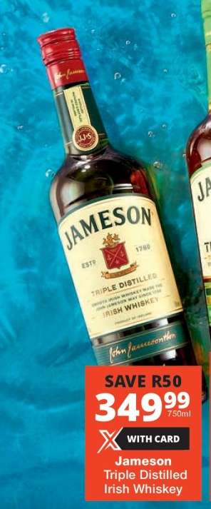 Jameson Triple Distilled Irish Whiskey
