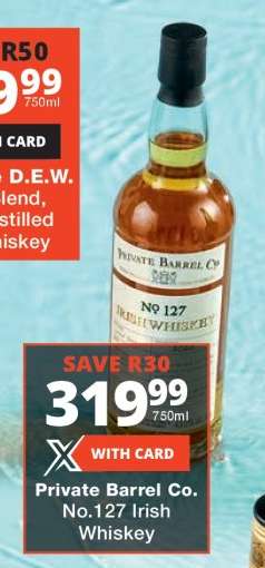 Private Barrel Co. No.127 Irish Whiskey