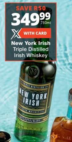 New York Irish Triple Distilled Irish Whiskey