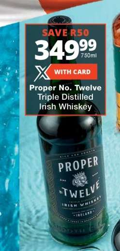 Proper No. Twelve Triple Distilled Irish Whiskey