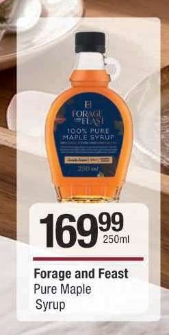 Forage and Feast Pure Maple Syrup