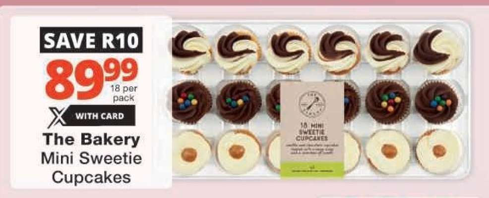 The Bakery Mini Sweetie Cupcakes