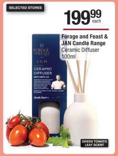 Forage and Feast & JAN Candle Range