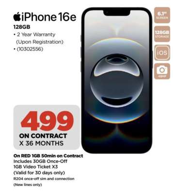 iPhone 16e