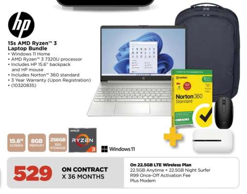 15s AMD Ryzen™ 3 Laptop Bundle