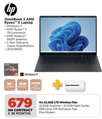 OmniBook 3 AMD Ryzen™ 5 Laptop