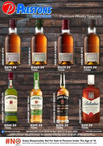 Prestons Liquor Stores catalogue  - 08/05/2026 - 22/05/2026.