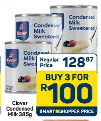Clover Condensed Milk 385g