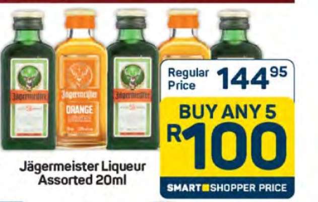 Jägermeister Liqueur Assorted 20ml