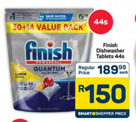 Finish Dishwasher Tablets 44s