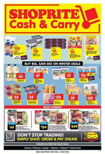 Shoprite catalogue  - 11/05/2026 - 24/05/2026.