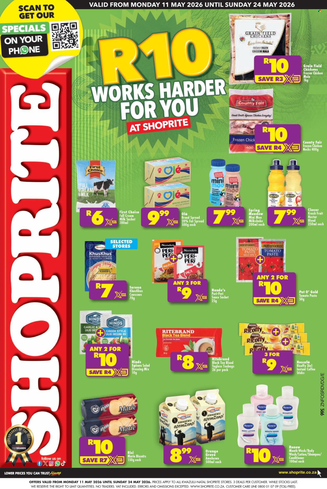 Shoprite specials - 11/05/2026 - 24/05/2026. Page 1