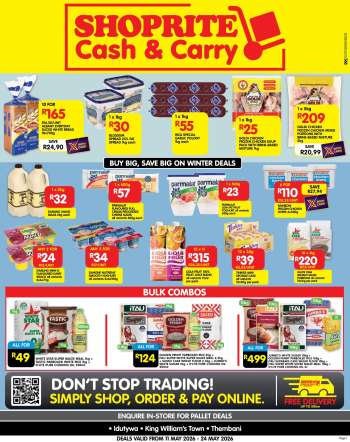 Shoprite catalogue  - 11/05/2026 - 24/05/2026.