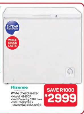 White Chest Freezer