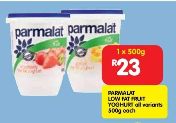 PARMALAT LOW FAT FRUIT YOGHURT
