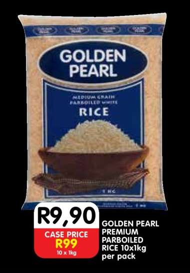 GOLDEN PEARL PREMIUM PARBOILED RICE 10x1kg