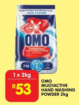 OMO MULTIACTIVE HAND WASHING POWDER 2kg