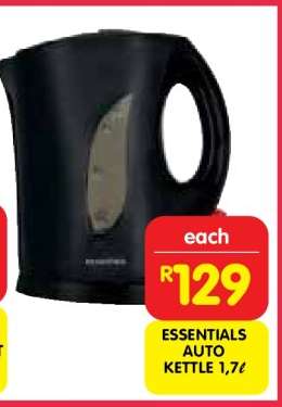 ESSENTIALS AUTO KETTLE 1.7ℓ