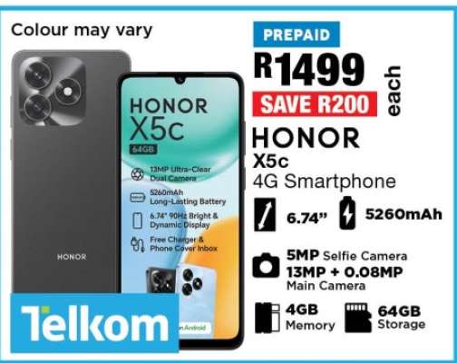 HONOR X5c 4G Smartphone