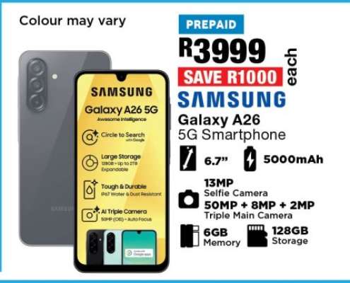 Samsung Galaxy A26 5G Smartphone