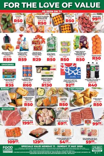 Food Lover's Market catalogue  - 11/05/2026 - 17/05/2026.