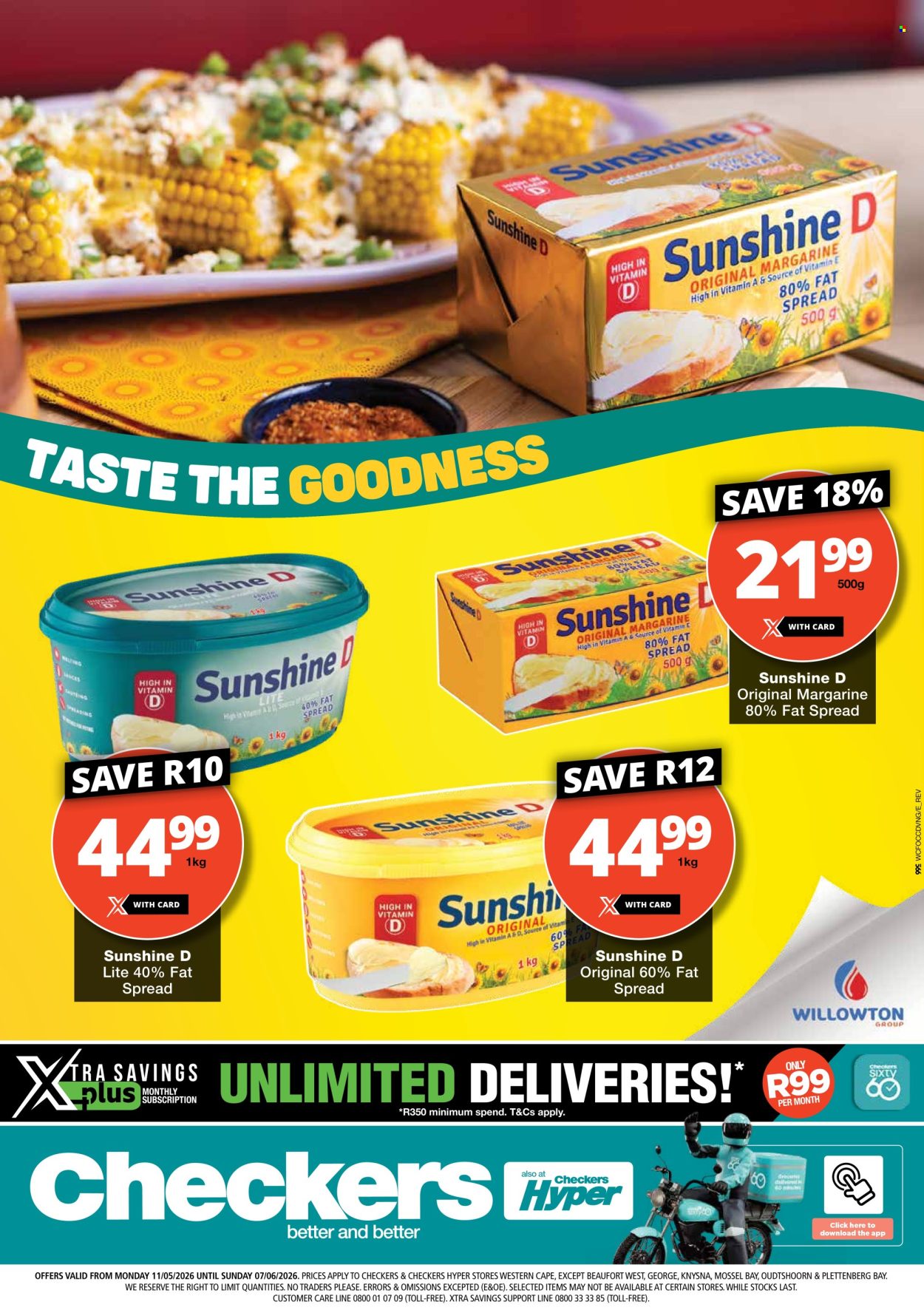 Checkers specials - 11/05/2026 - 07/06/2026. Page 1
