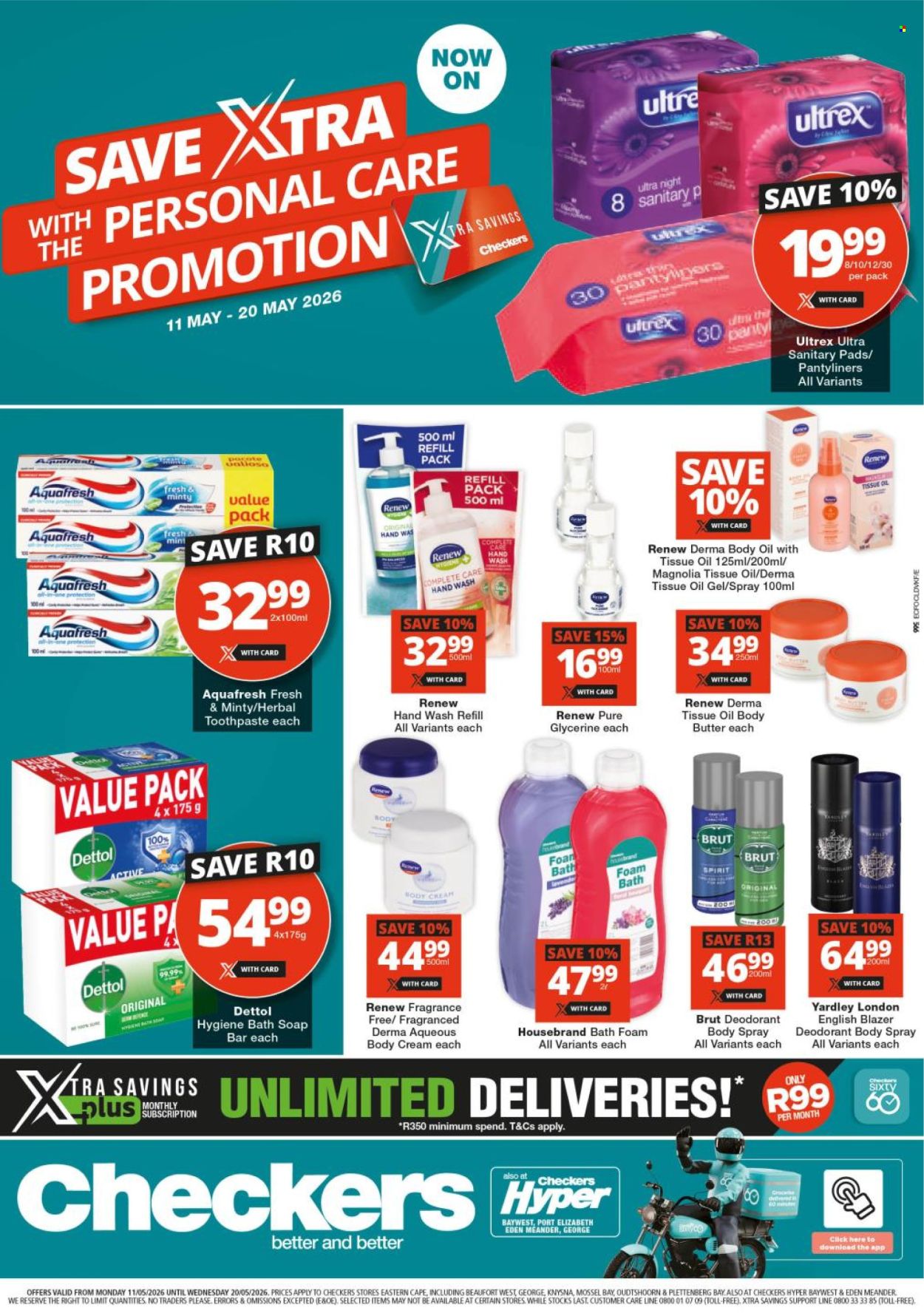 Checkers specials - 11/05/2026 - 20/05/2026. Page 1