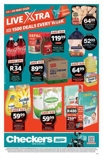 Checkers catalogue  - 11/05/2026 - 20/05/2026.