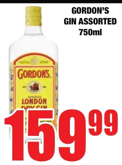 GORDON’S Gin Assorted 750ml
