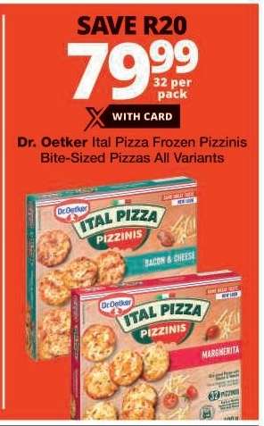 Dr. Oetker Ital Pizza Frozen Pizzinis