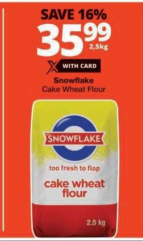 SNOWFLAKE CAKE WHEAT FLOUR