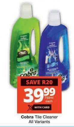 COBRA TILE CLEANER