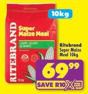 Ritebrand Super Maize Meal 10kg