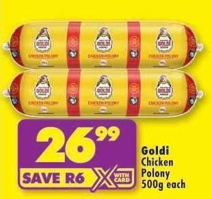 Goldi Chicken Polony