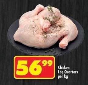CHICKEN LEG QUARTERS per kg