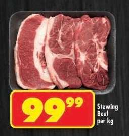 STEWING BEEF per kg