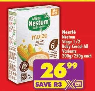 Nestlé Nestum Stage 1/2 Baby Cereal All Variants 200g/250g each