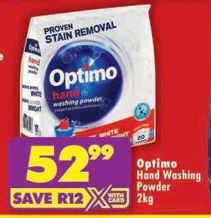 Optimo Hand Washing Powder 2kg