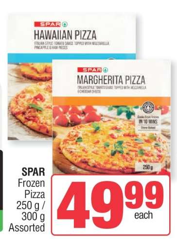 SPAR Frozen Pizza
