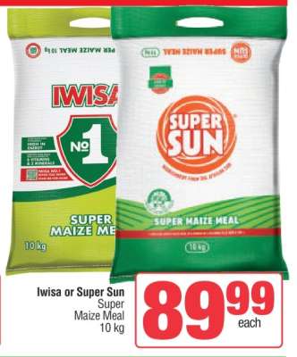 Iwisa or Super Sun Super Maize Meal