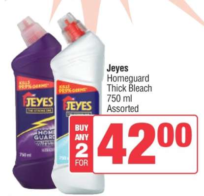 Jeyes Homeguard Thick Bleach