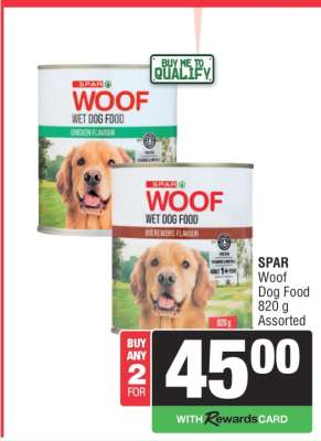 SPAR Woof Dog Food