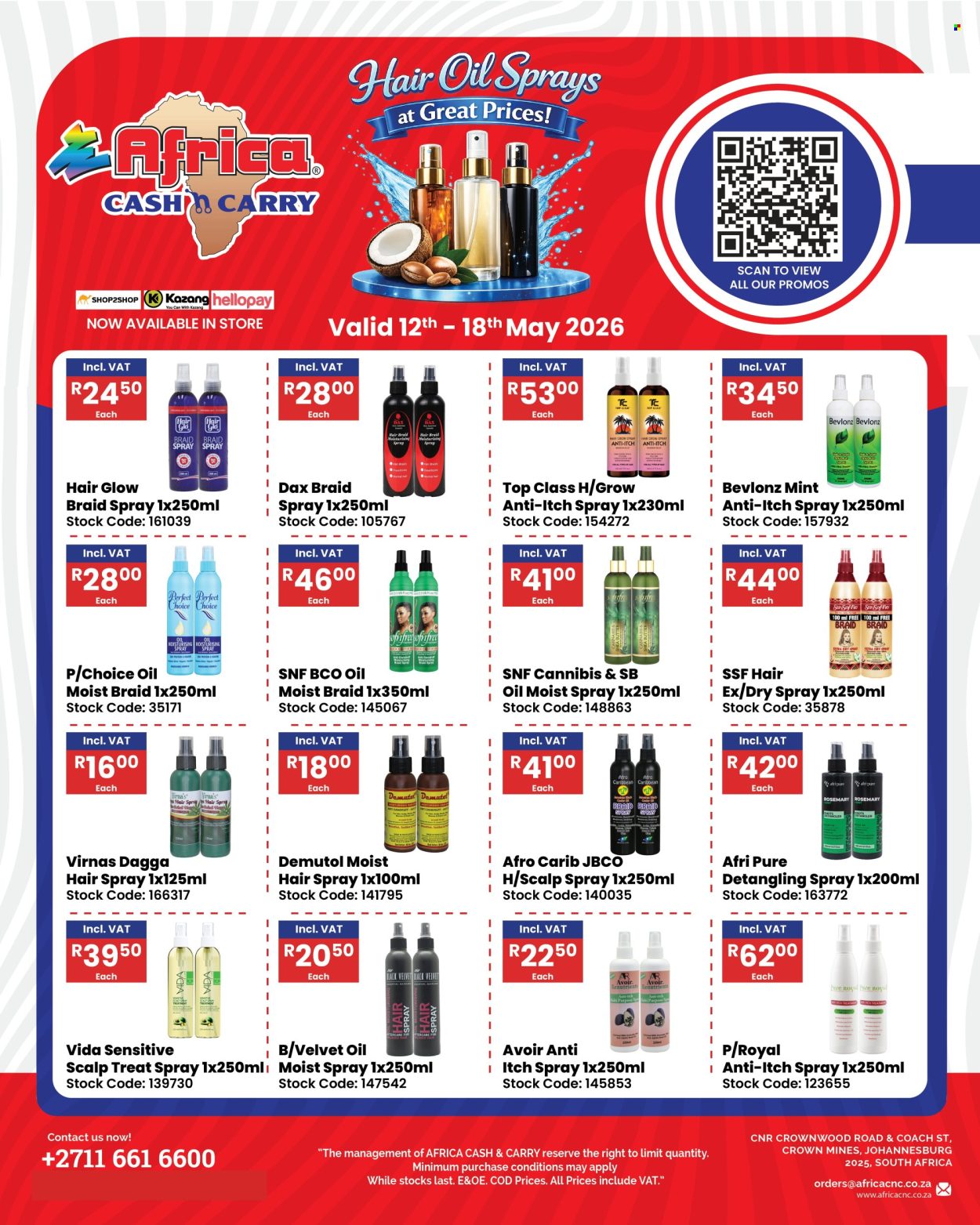 Africa Cash & Carry specials - 12/05/2026 - 18/05/2026. Page 1