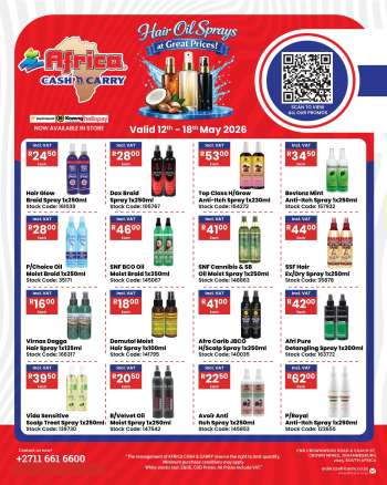 Africa Cash & Carry catalogue  - 12/05/2026 - 18/05/2026.