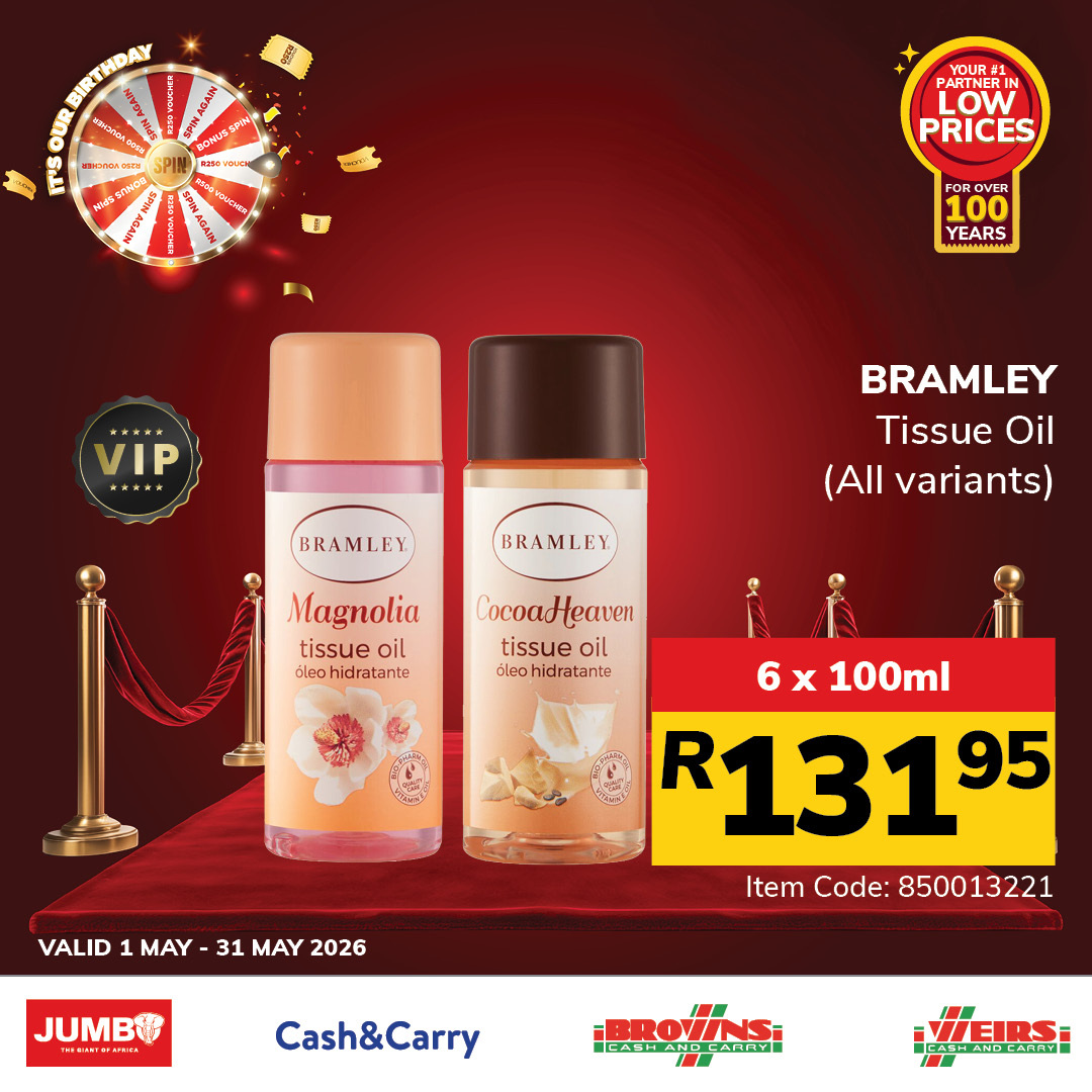 Jumbo Cash & Carry specials - 01/05/2026 - 31/05/2026. Page 1
