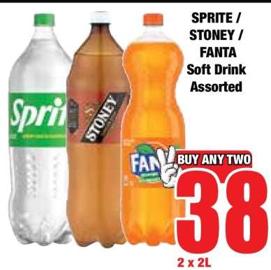 SPRITE / STONEY / FANTA Soft Drink Assorted