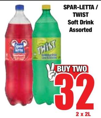 SPAR-LETTA / TWIST Soft Drink Assorted