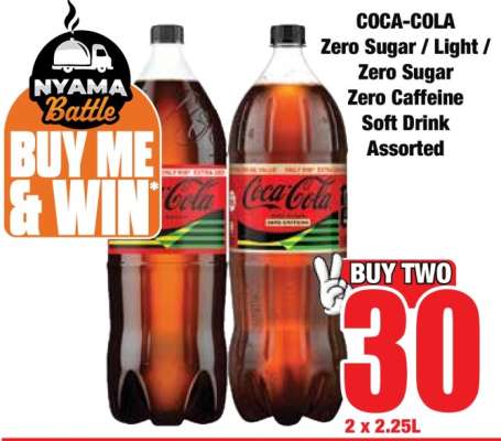 COCA-COLA Zero Sugar / Light / Zero Sugar Zero Caffeine Soft Drink Assorted